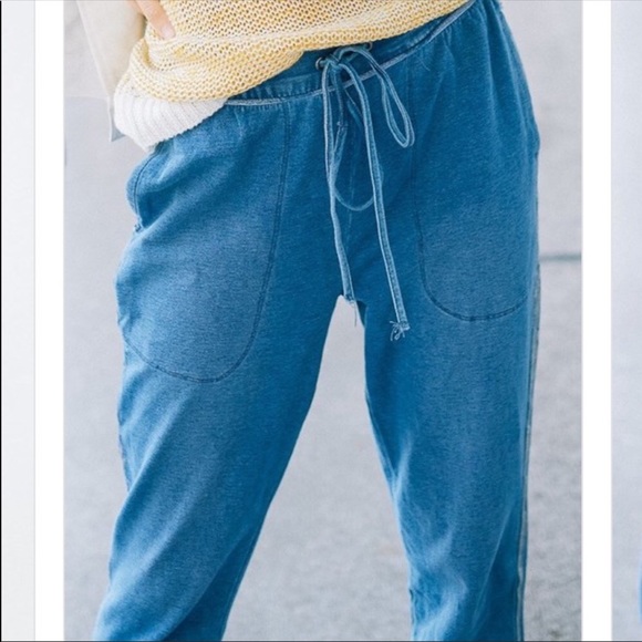 Cotton Denim Jogger - Picture 7 of 7